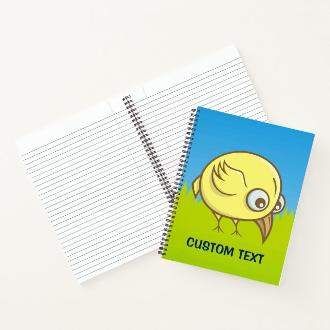 Yellow Bird Cartoon Notebook (Inside)