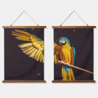 Yellow Bird Wildlife Pretty Macaw