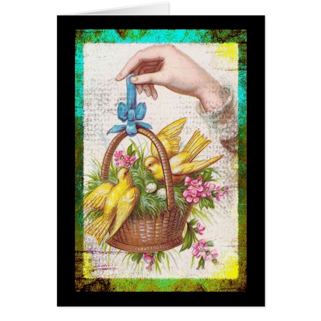 Yellow Birds in a Basket (Front)