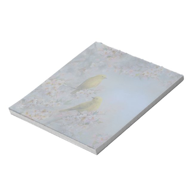 Yellow Birds Notepad (Rotated)