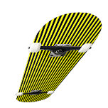 Yellow Black Strips Skateboard<br><div class="desc">yellow/Black Stipes/Lines,  edit rotate,  use background add yours.</div>