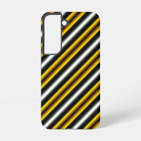 Yellow Black White Rainbow Stripes