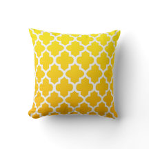 Yellow Blend Quatrefoil Pattern