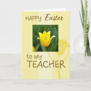 Yellow Bloom Thanks Card