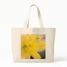 Yellow Blooming Canna Flower Tote Bag
