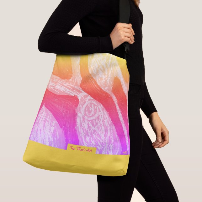 Yellow&Blossom Crossbody Bag (Close Up)