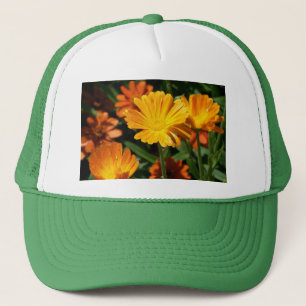 Yellow Blossoms Flowers Art Peace Love Destiny Trucker Hat