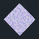 Yellow, Blue and Pink Hearts Bandana<br><div class="desc">* Yellow, Blue and Pink Hearts on a purple background covers this square bandanna scarf. * Change background colour to a colour of your choice to go with the colourful hearts. * Nice, small sized gift for family, friends, pets or as stocking stuffer. * Two size options * Perfect for...</div>