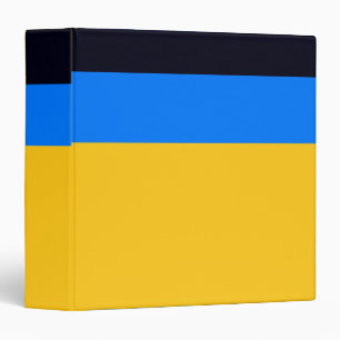 Yellow Blue Binder