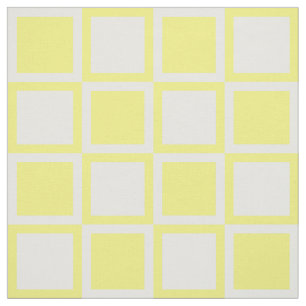 Yellow Blue Bold Mod Squares ~ large scale Fabric