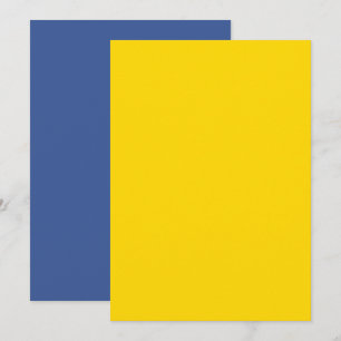 Yellow & Blue Custom Event Invitation