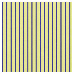 Yellow & Blue Lines Fabric