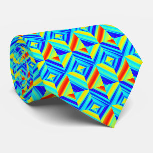 Yellow Blue Red Green Tie