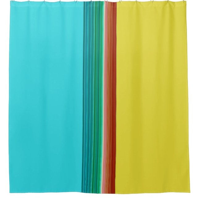 Yellow Blue Red Multicolor Striped Pattern (Front)