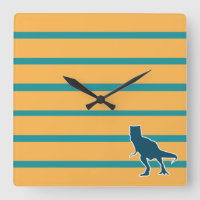 Yellow blue stripes dinosaur t-rex jurassic animal