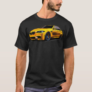 Yellow bmw sport car T-Shirt