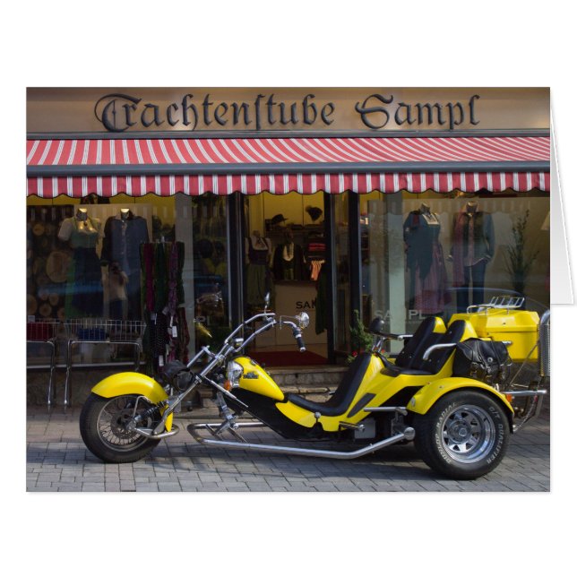 Yellow Boom Trike (Front Horizontal)