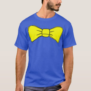 Yellow Bow Tie T Shirt