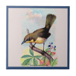 Yellow-breasted Chat Ceramic Tile