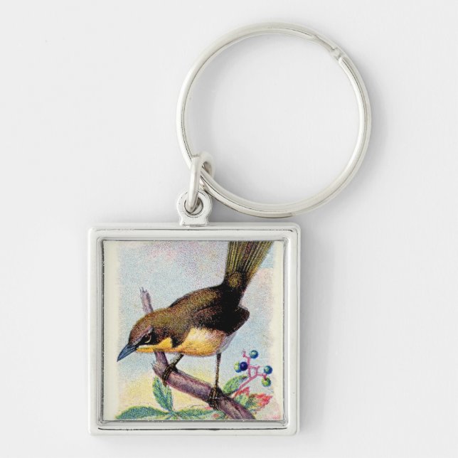 Yellow-breasted Chat Keychain (Front)