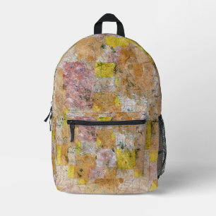 Yellow Breeze Calling Me Home Printed Backpack