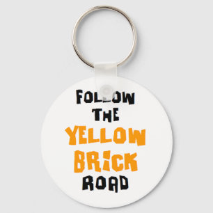 yellow brick road keychain