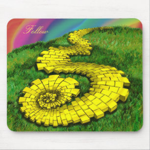 Yellow Brick Road Mouse Pad
