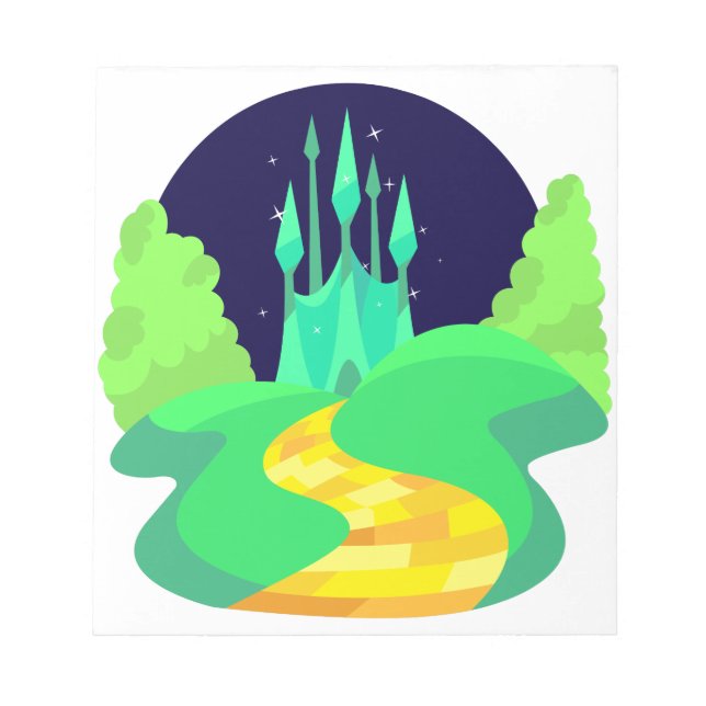yellow brick road notepad (Front)