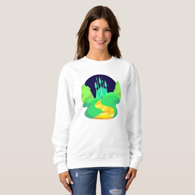 yellow brick road womens sweatshirt (Front Full)