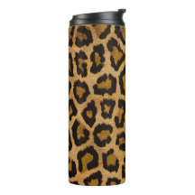 Yellow Brown Black Leopard Animal Print