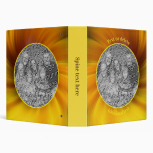 Yellow Brown Whirlpool Frame Create Your Own Photo Binder
