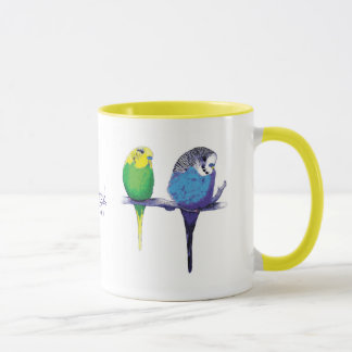 Yellow Budgie Bird Parrot Mug