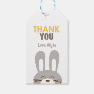 Yellow Bunny Gift Tag
