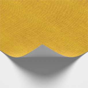 Yellow Burlap Texture Wrapping Paper