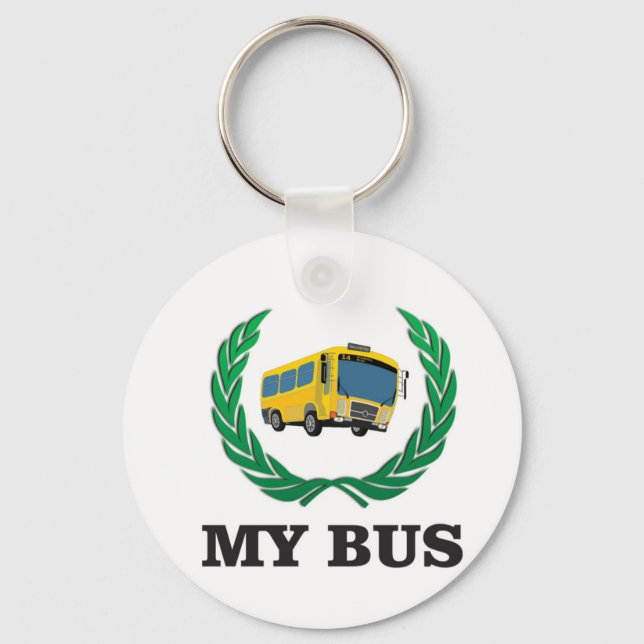 yellow bus my keychain (Front)