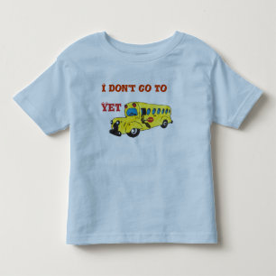 YELLOW BUS PIC TODDLER T-SHIRT