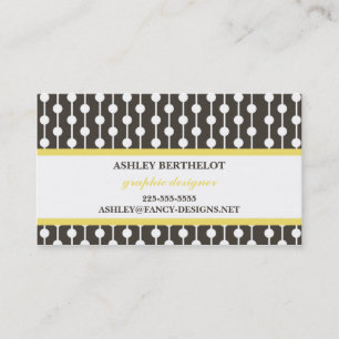 Yellow Business Card