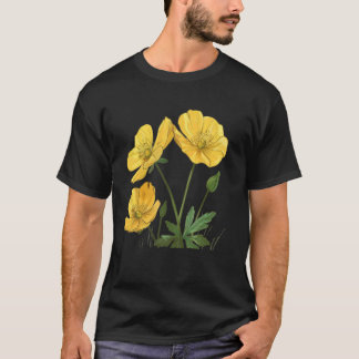Yellow Buttercup for pretty Dandelion and Daisy Fl T-Shirt