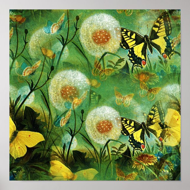 Yellow Butterflies. Poster (Front)