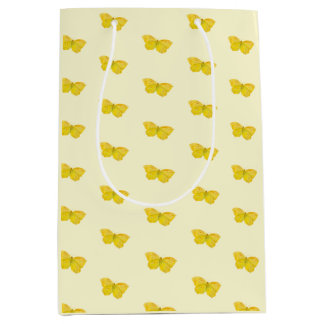 Yellow Butterfly Common Brimstone Flying Medium Gift Bag