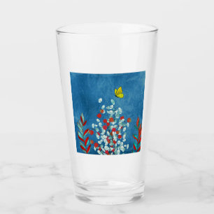 Yellow Butterfly Glass