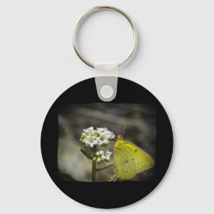 Yellow Butterfly Keychain