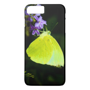 Yellow Butterfly on Purple Flower iPhone 8 Plus/7 Plus Case