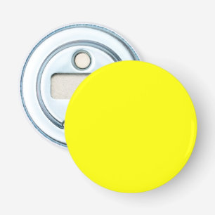 Yellow Button Bottle Opener