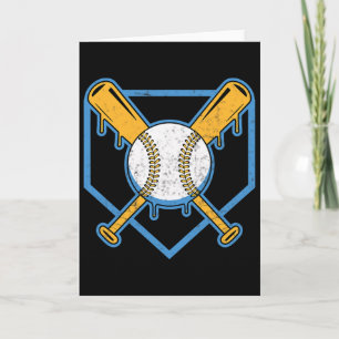 Yellow Bysebyll Home Plate Boys Bysebyll Byt Byseb Card