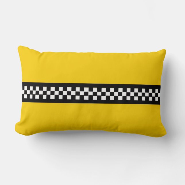 Yellow Cab Pillow (Front)