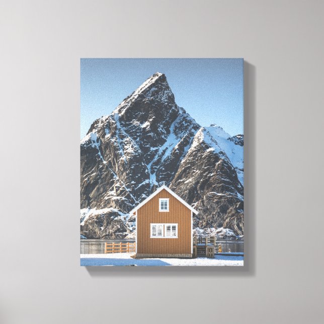 Yellow Cabin Canvas Print (Front)