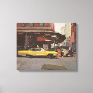 Yellow Cadillac 2012 Canvas Print
