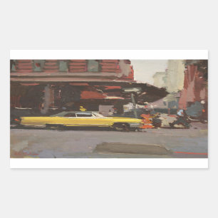 Yellow Cadillac 2012 Sticker