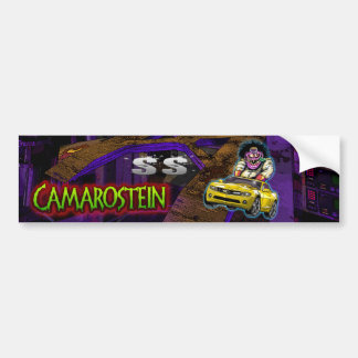 Yellow Camaro SS Bumper Sticker